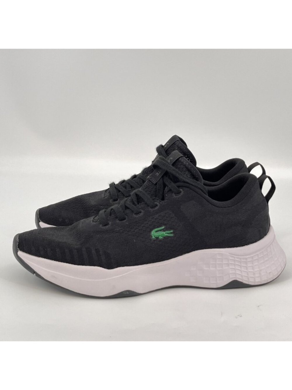 Lacoste Mens Athletic Shoes Court-Drive Fly 07211 Size 9.5 Black